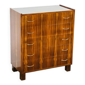 Vintage rosewood chest of drawers 1960