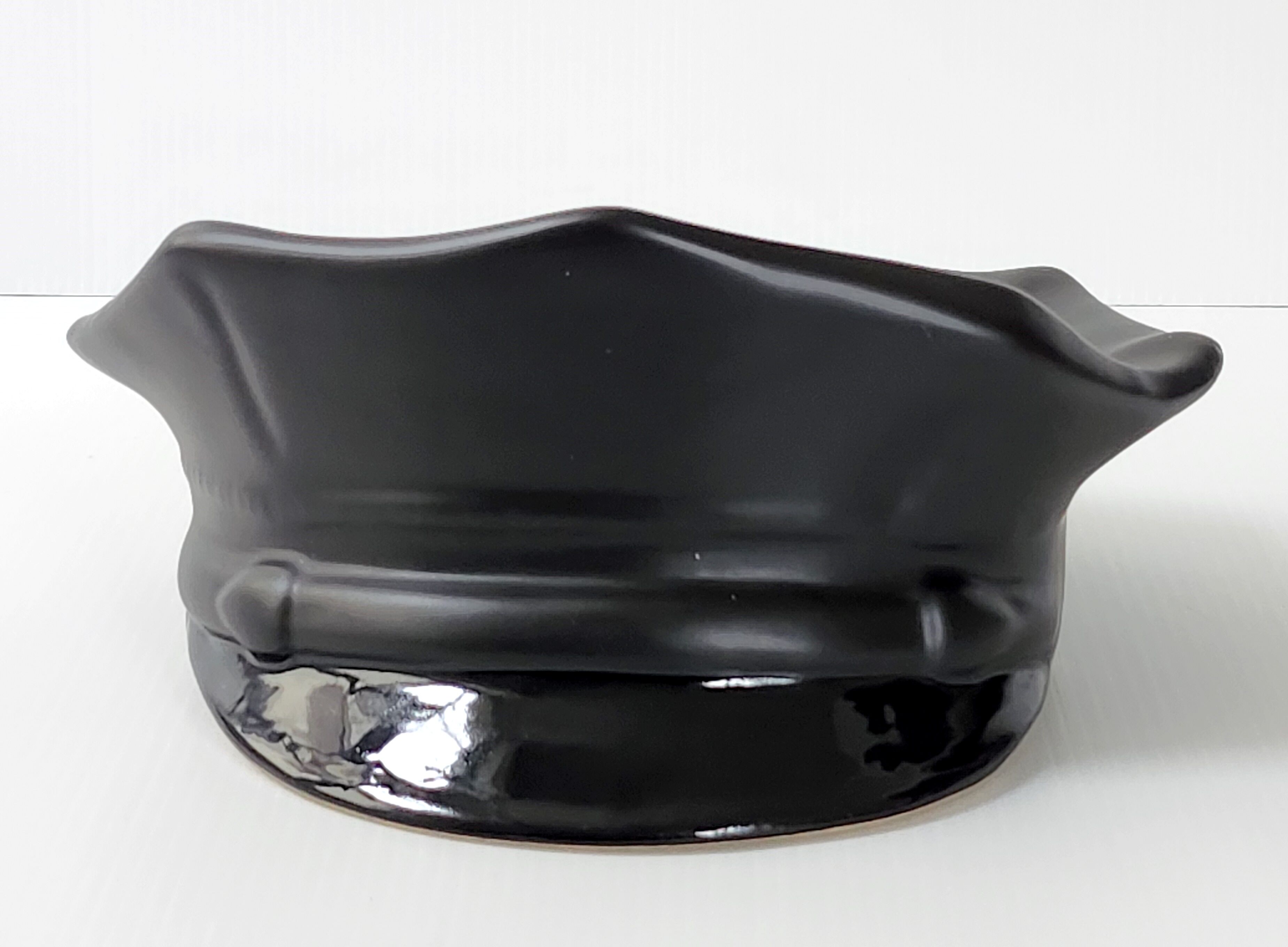 Ashtray cap vintage 1980 ceramic