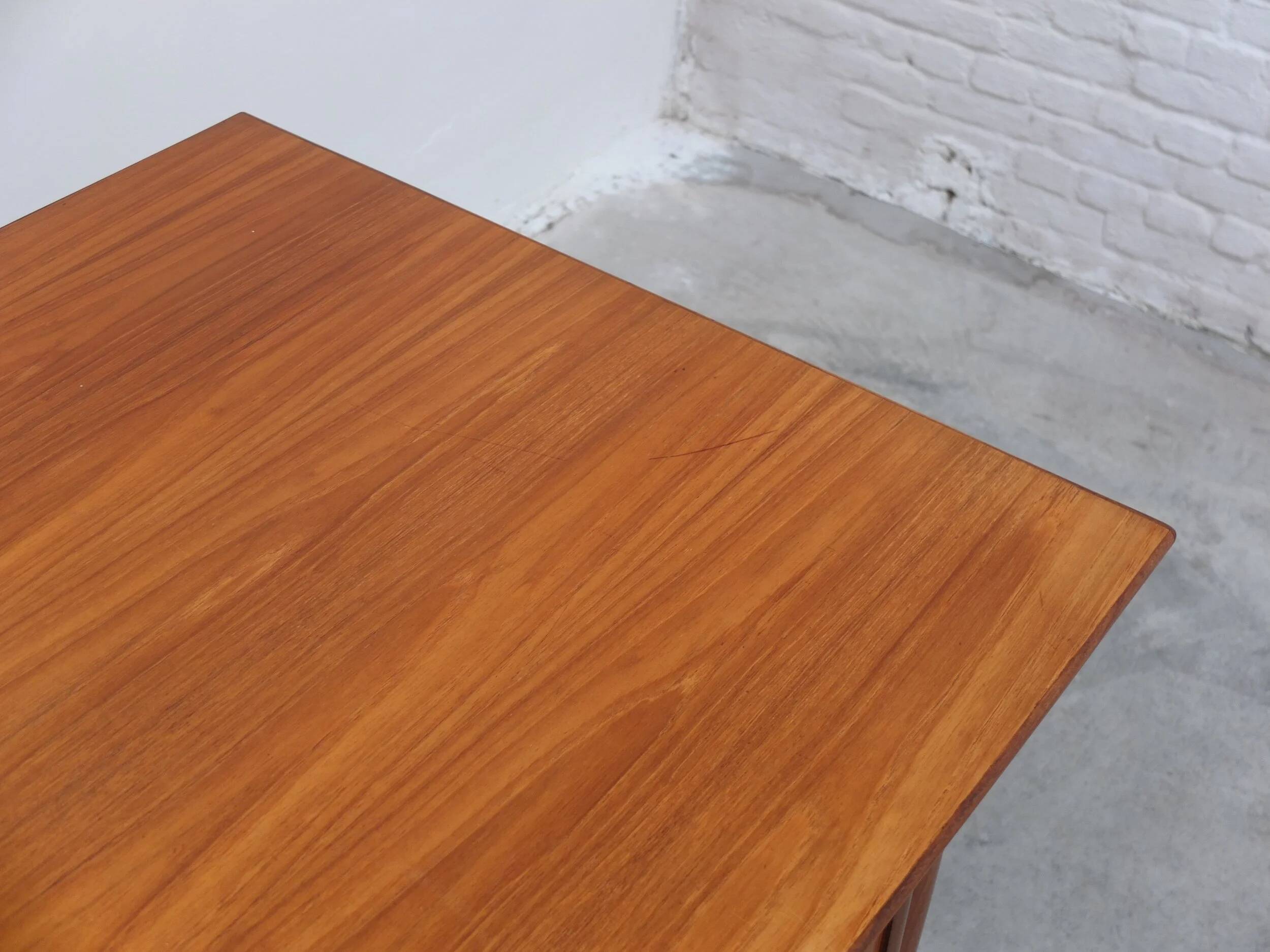 Freestanding executive desk by Oswald Vermaercke for V-Form, 1960s