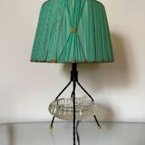 50s tripod ashtray lamp