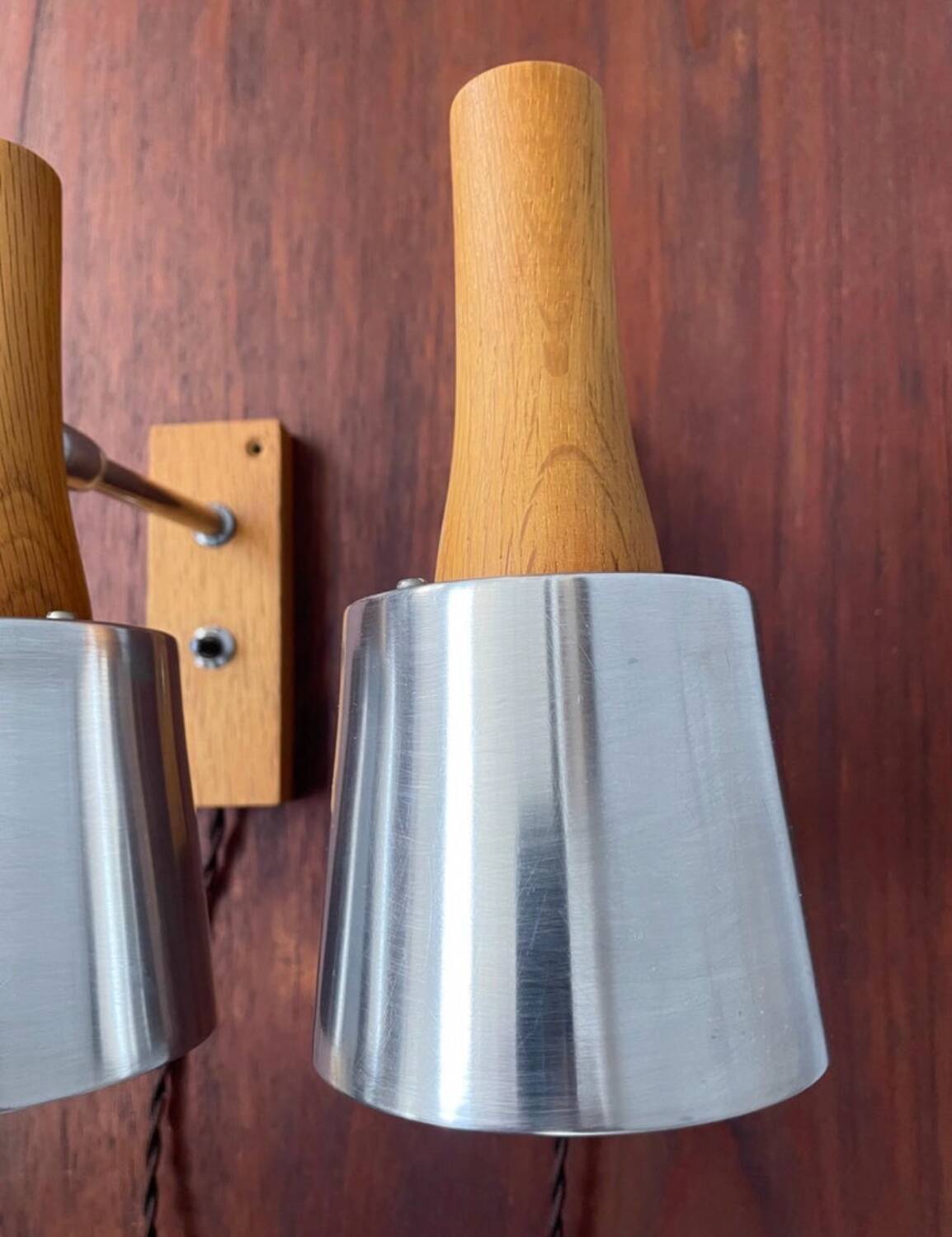 Mid-Century Wall Lamps by Lyfa from Denmark