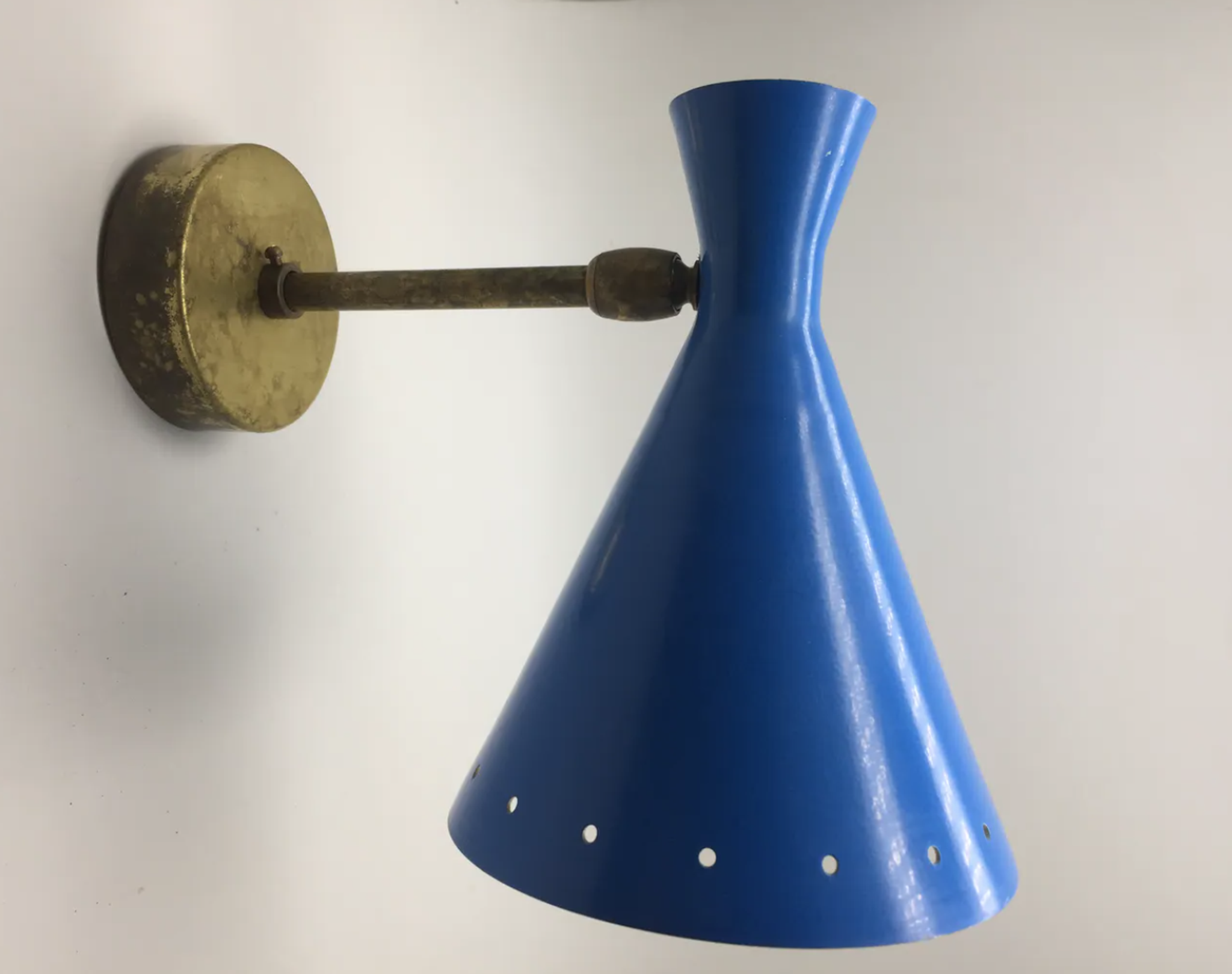 Pair sconces in the style of italian creations of the 50s