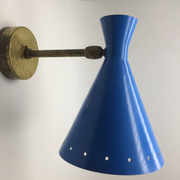 Pair sconces in the style of italian creations of the 50s