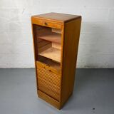 Vintage curtain file cabinet