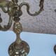 Pair of bronze candlesticks