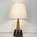 Oval ceramic table lamp, Nils Kähler for HAK, Denmark, 1970