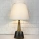 Oval ceramic table lamp, Nils Kähler for HAK, Denmark, 1970