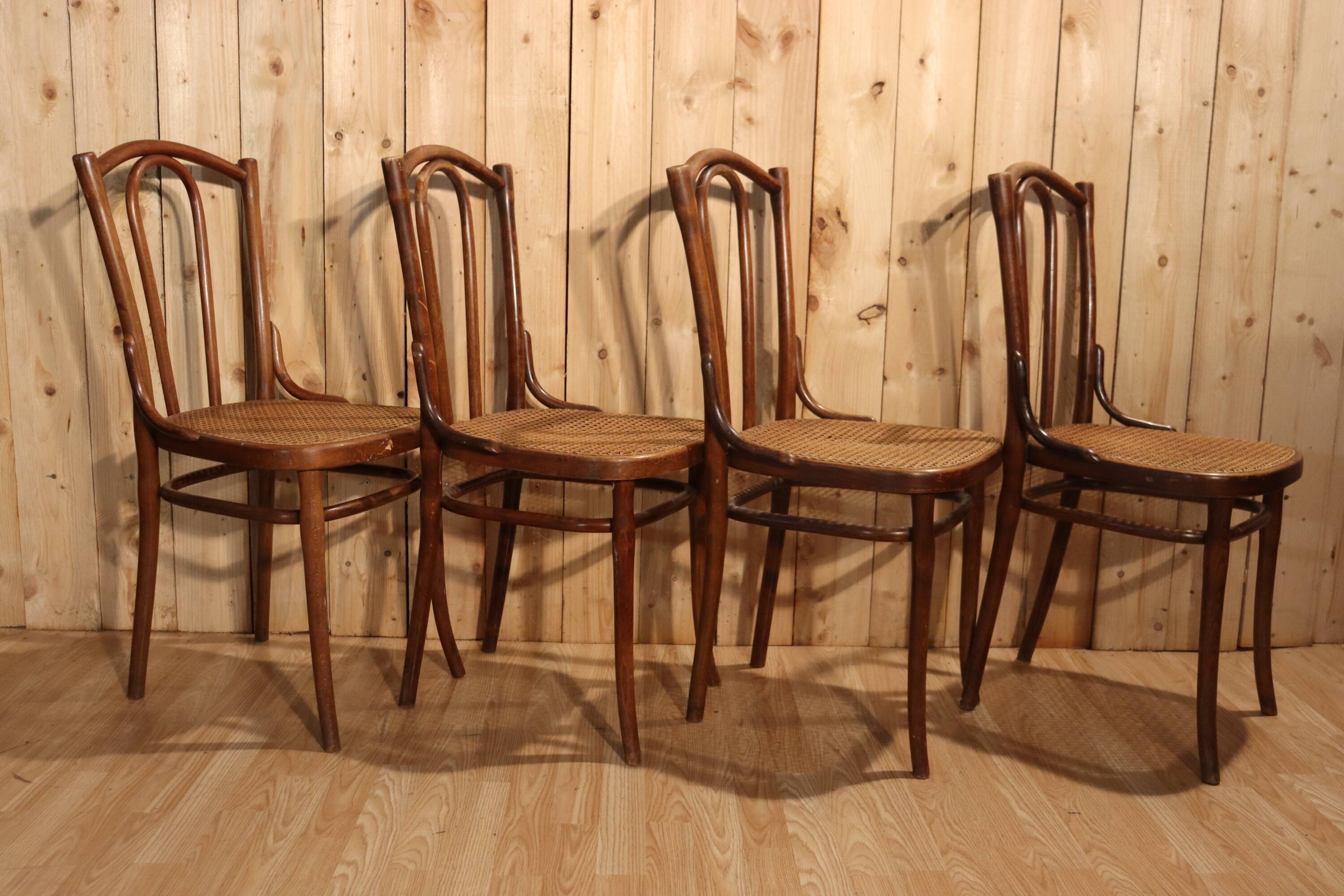 8 Bistro chairs No. 56 Thonet