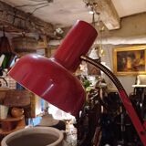 Pair of red and green Hala Zeist wall lights Dutch design 1960