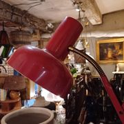 Pair of red and green Hala Zeist wall lights Dutch design 1960