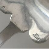 Christofle silver-plated art deco pie server