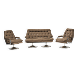 Space Age sofa and armchairs set, Hungary, 1950s