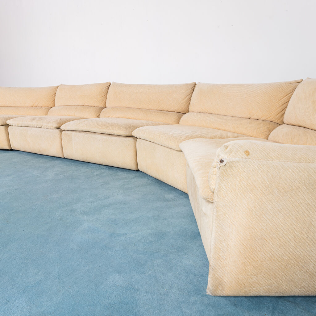 Flavorful queening modular sofa 1960