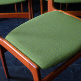 Set of 6 Danish teak dining chairs by Erik Buch, 1960