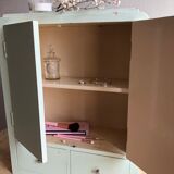 Patinated medicine cabinet