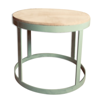 Table basse bois metal