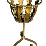 Porte fleur en fer forgée des années 50