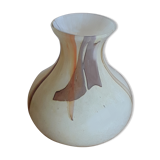 Vase en verre coloré