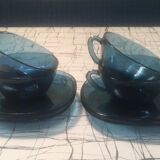 4 cup batch with 70s Vereco saucers
