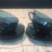 4 cup batch with 70s Vereco saucers