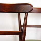 Restored Mid-Century Modern Dining Set, Czechoslovakia, 1960s, Set of 7