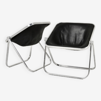 Plona chairs by Giancarlo Piretti for Anonima Castelli,1970S set of 2