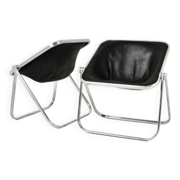 Plona chairs by Giancarlo Piretti for Anonima Castelli,1970S set of 2