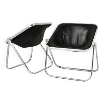 Plona chairs by Giancarlo Piretti for Anonima Castelli,1970S set of 2