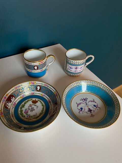 Coffee cups old factory of limoges