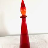 Flacon rouge flammé