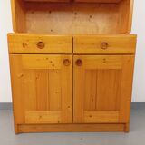 Charlotte Perriand Les Arcs vintage pine storage unit from the 60s 70s