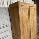 Parisian wardrobe in raw wood
