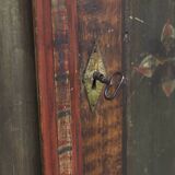 Painted Folk Art Bridal Cabinet 1830