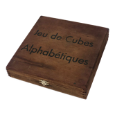 Jeux de cubes bois ancien