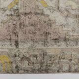 Vintage Tribal Oushak Runner