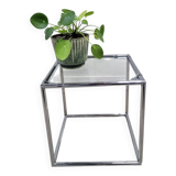 Table d'appoint modulaire en chrome 1960s Poul Cadovius Série Abstracta