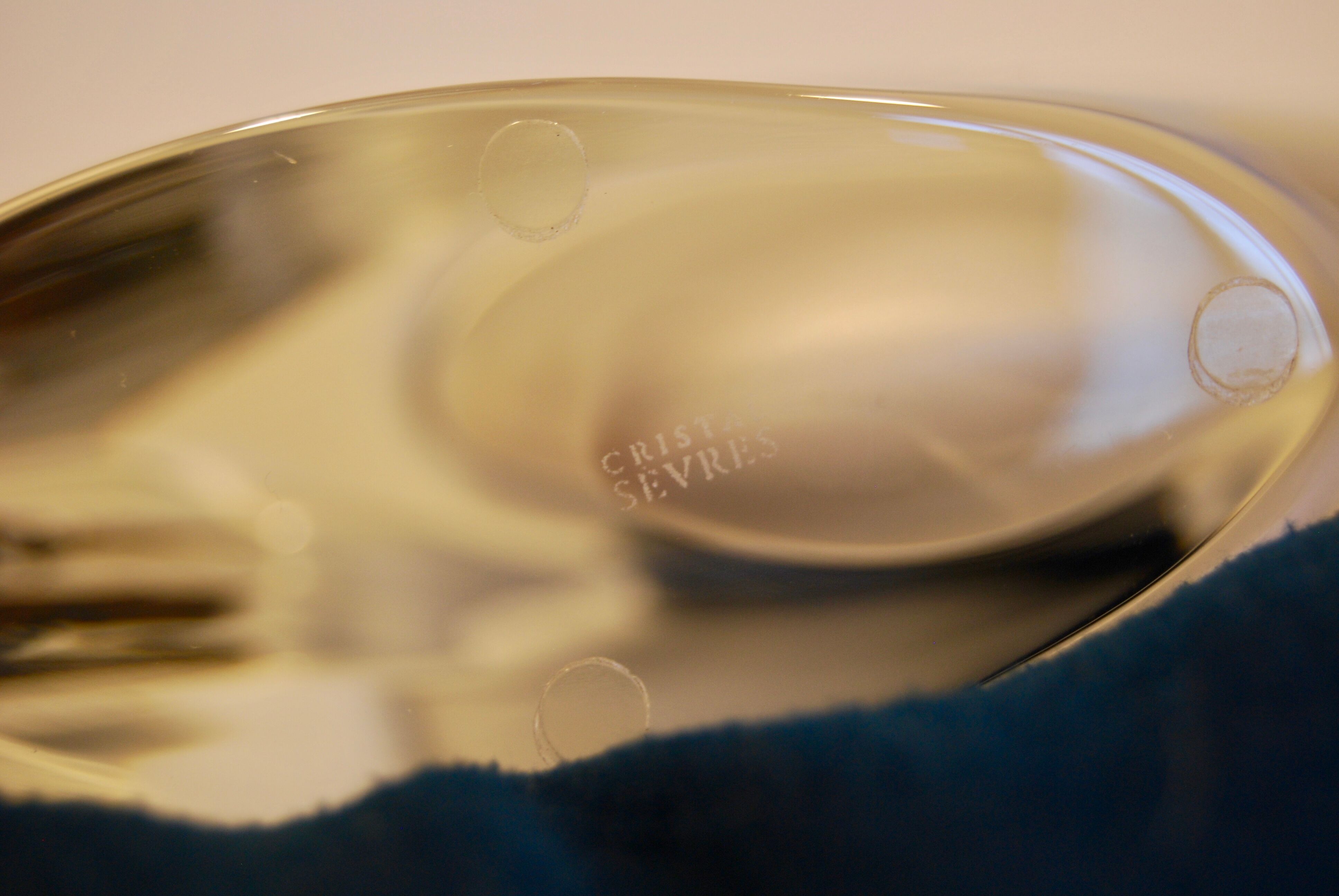 Vase or soliflore in Sèvres crystal