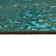 Handmade turkish unique 1980s turquoise wool carpet
