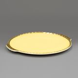 Plat rond en porcelaine de Salins