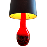 Lampe en ceramiquewest germany scheurich 1960