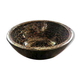 Japanese lacquer, bowl for rice or mizo soup, Kara-Nuri lacquer, beautiful Japanese art dishes.