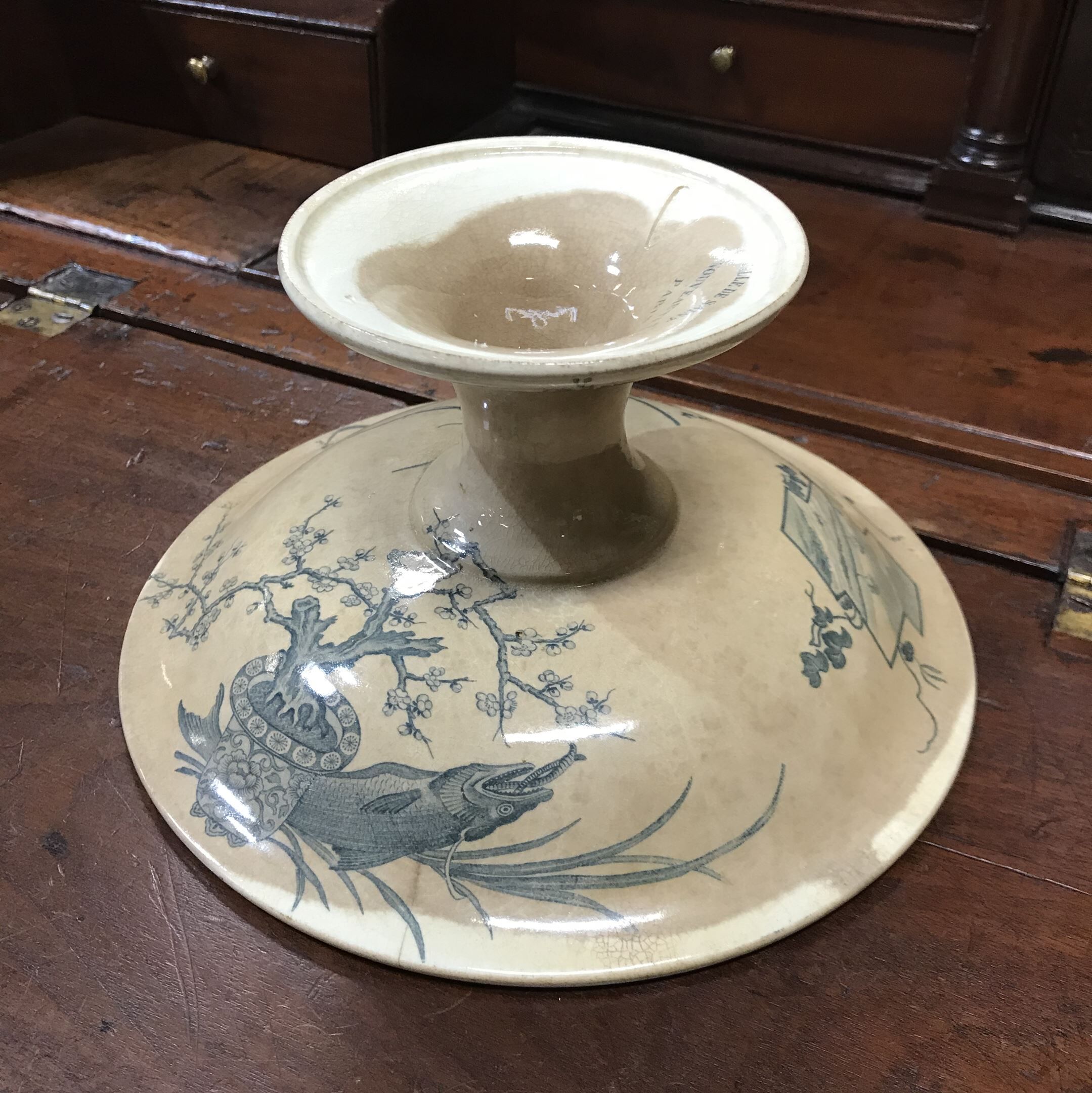 Compotier in Earthenware of Paris