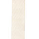Berbere carpet beni ouarain ecru corridor with relief bands 303 x 78 cm
