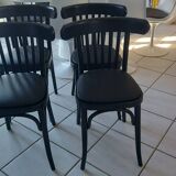 Set of 4 vintage bistro chairs from the 1970s