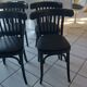 Suite de 4 chaises de Bistrot vintage années 1970