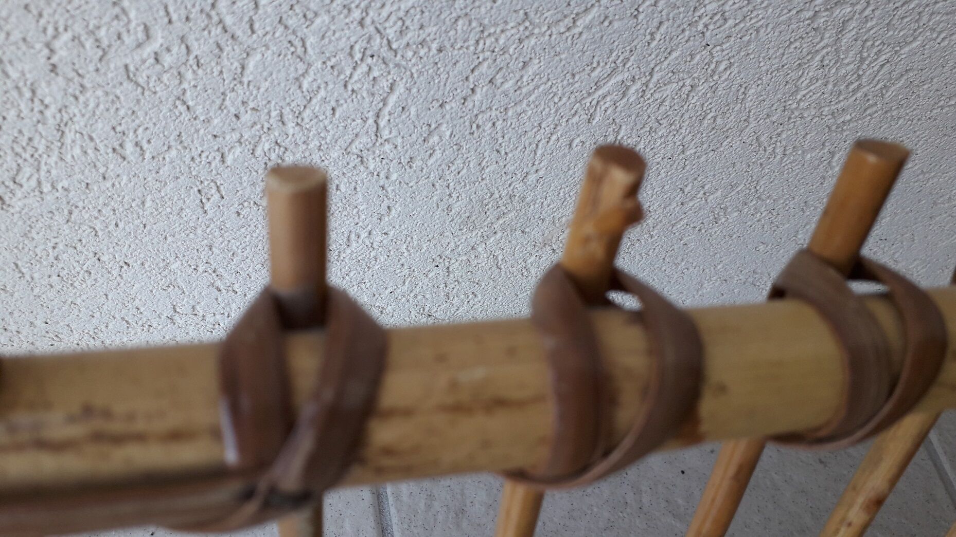 Rattan magazine holder