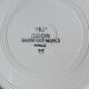 8 vintage flat plates Sarreguemines Digoin