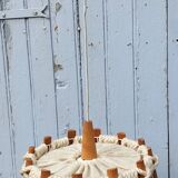 Wooden and rope suspension