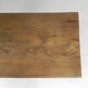 Art Deco bistro table with oak top on cast iron base