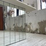 80s lacquered desk and mirror